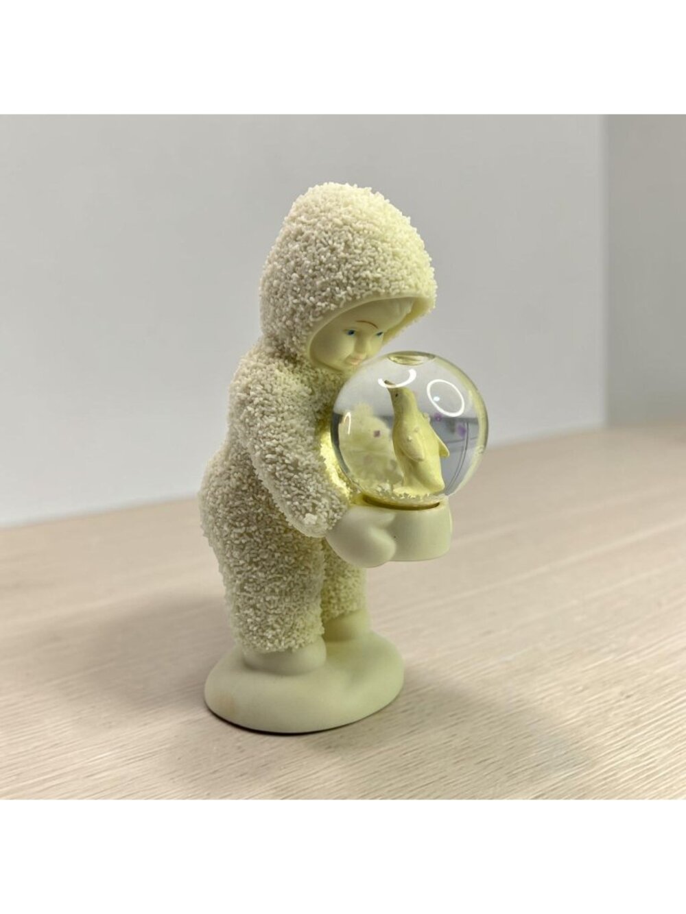 Snowbabies "A Wish For Snow" Figurine Department 56 With Penguin From 2000